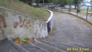 Blonde cougar spits her secrets, sucks cock🌭 in filthy street