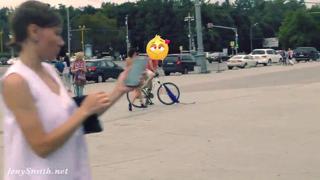 Caught on Cam as She Removes Her Clothes in Public, Uncensored